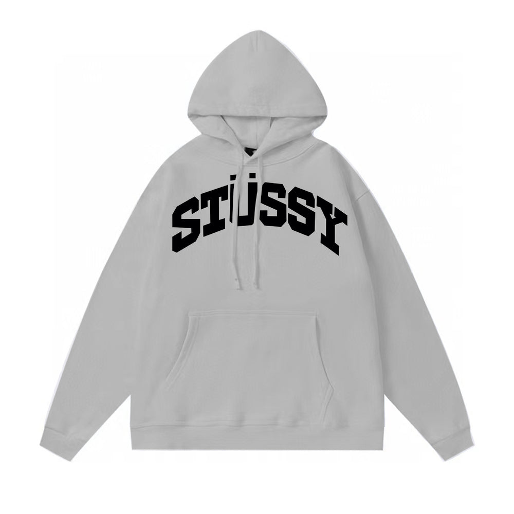 Original autumn and winter new trendy brand Sutu West classic letter print parade hooded sweatshirt jacket (26)