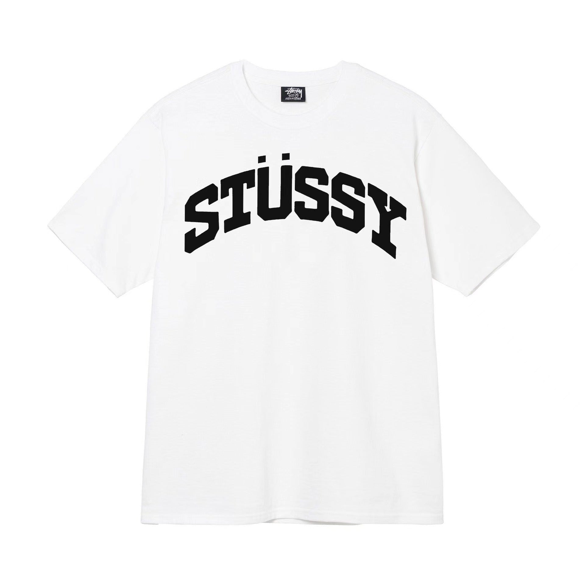 Stusy 2025 New 8 Men's and Women's Short sleeved T-shirt Summer Black and White Men's T-shirt Loose 270g (36)