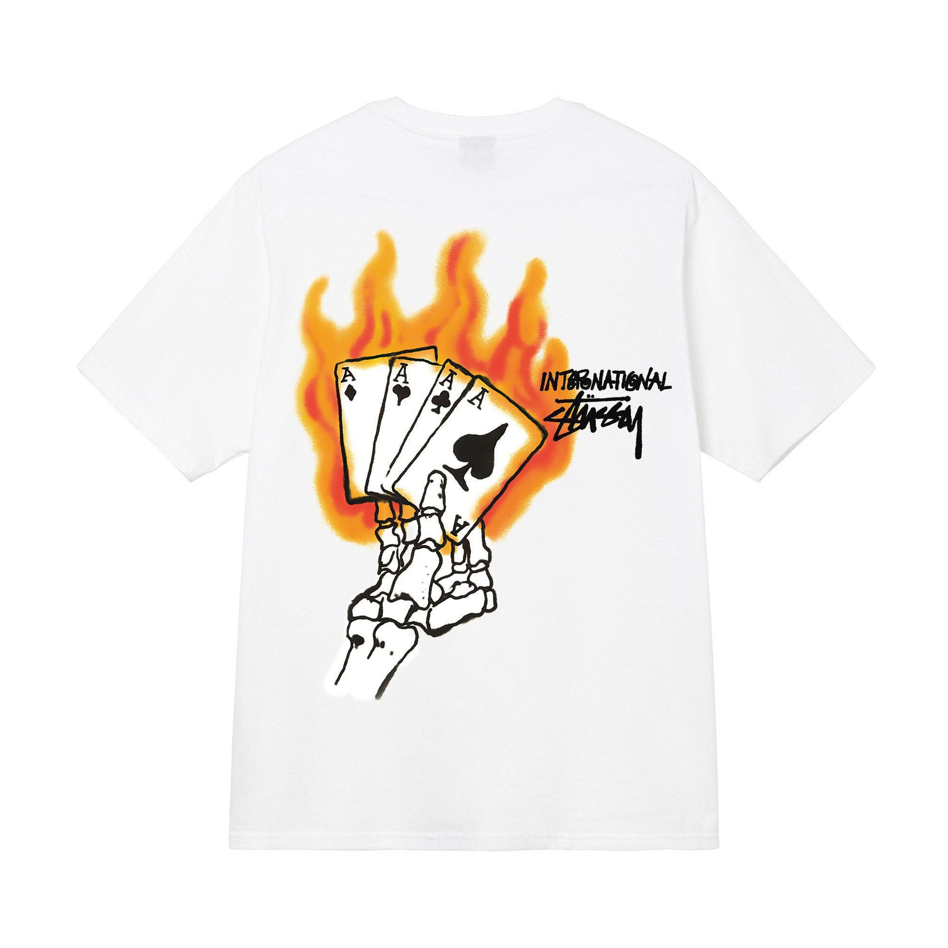 Stusy 2025 New 8 Men's and Women's Short sleeved T-shirt Summer Black and White Men's T-shirt Loose 270g (30)