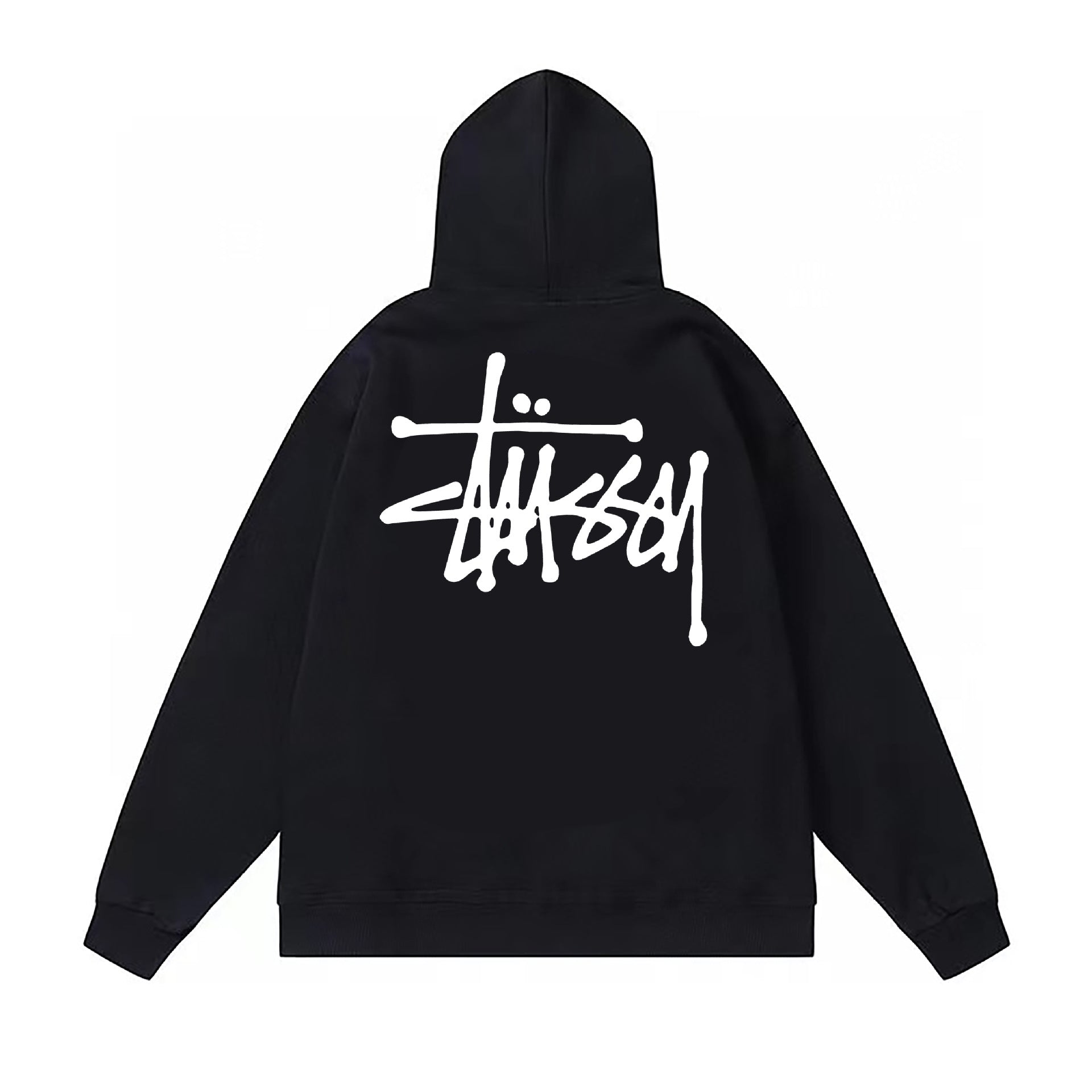 Original autumn and winter new trendy brand Sutu West classic letter print parade hooded sweatshirt jacket (1)
