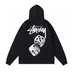 Original autumn and winter new trendy brand Sutu West classic letter print parade hooded sweatshirt jacket (14)