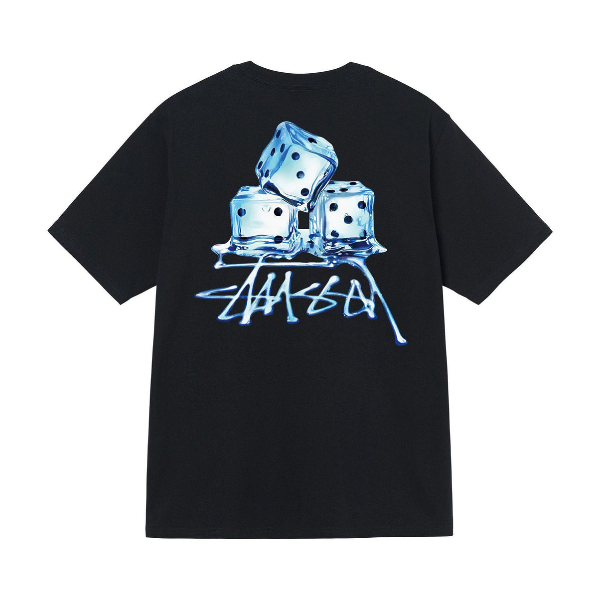 Stusy 2025 New 8 Men's and Women's Short sleeved T-shirt Summer Black and White Men's T-shirt Loose 270g (22)