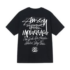 Quality of Foreign Trade 2025 New Stusey Short Sleeve T-shirt 270g Heavy Weight High Quality Men and Women (24)