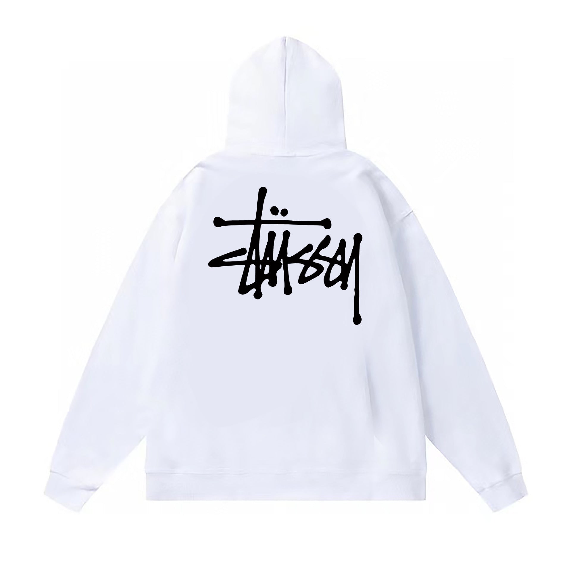 Original autumn and winter new trendy brand Sutu West classic letter print parade hooded sweatshirt jacket (1)
