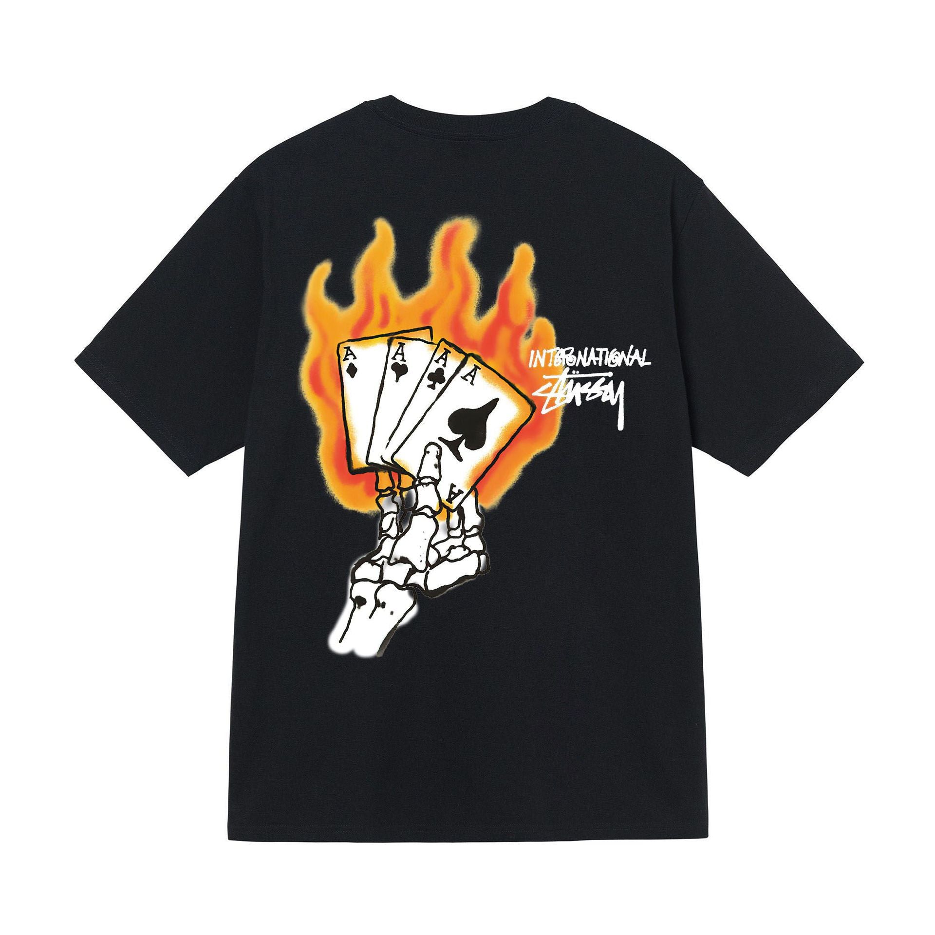 Stusy 2025 New 8 Men's and Women's Short sleeved T-shirt Summer Black and White Men's T-shirt Loose 270g (29)