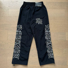MIXED EMOTION Vintage Graphic Sweatpants (Black/Multicolor)