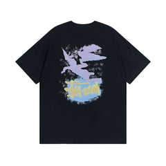 Original 2024 Spring/Summer New Trendy Brand Stu Classic Parade Printed Letter Men's and Women's Same Short Sleeve One Piece Hair Collection (21)