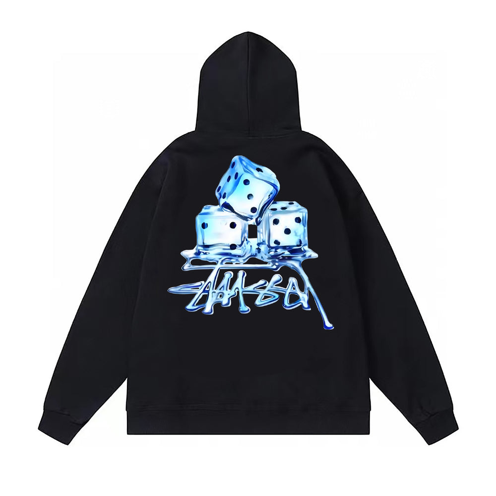 Autumn and winter new trendy brand Sutu West classic letter print parade hooded sweatshirt jacket cross-border (4)