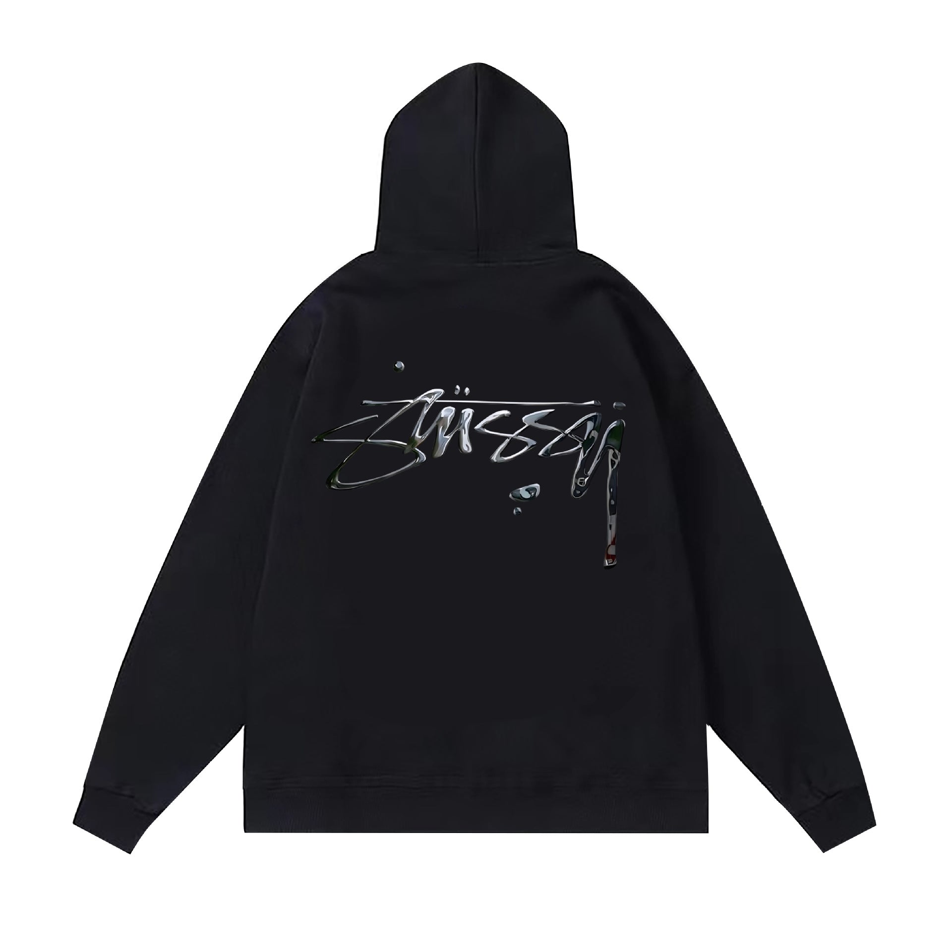 Original autumn and winter new trendy brand Sutu West classic letter print parade hooded sweatshirt jacket (12)