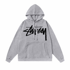 Original autumn and winter new trendy brand Sutu West classic letter print parade hooded sweatshirt jacket (25)