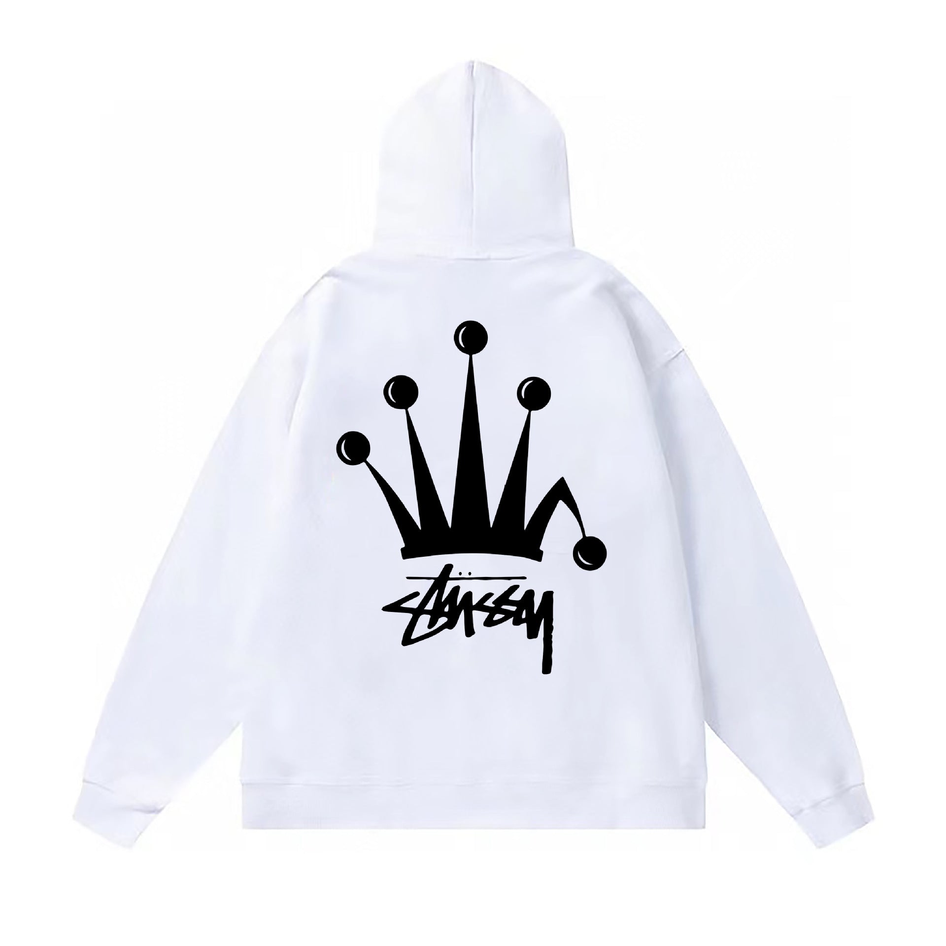 Original autumn and winter new trendy brand Sutu West classic letter print parade hooded sweatshirt jacket (17)