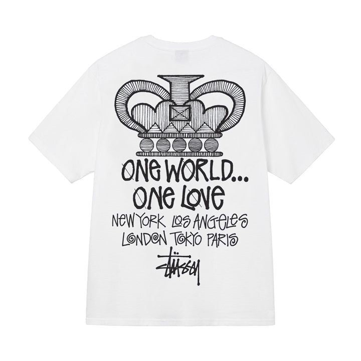 Stusy 2025 New 8 Men's and Women's Short sleeved T-shirt Summer Black and White Men's T-shirt Loose 270g (2)