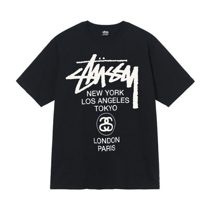 Quality of Foreign Trade 2025 New Stusey Short Sleeve T-shirt 270g Heavy Weight High Quality Men and Women (26)
