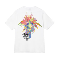 Stusy 2025 New 8 Men's and Women's Short sleeved T-shirt Summer Black and White Men's T-shirt Loose 270g (23)