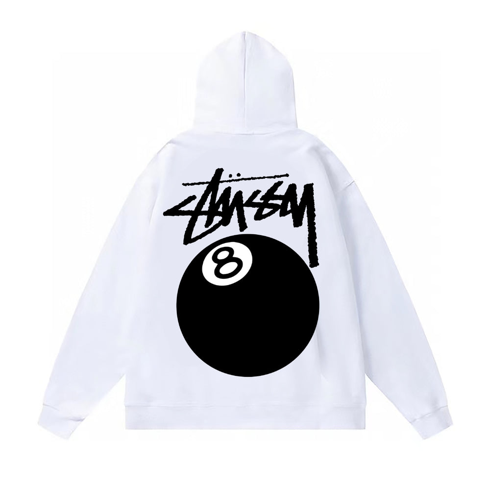Original autumn and winter new trendy brand Sutu West classic letter print parade hooded sweatshirt jacket (3)