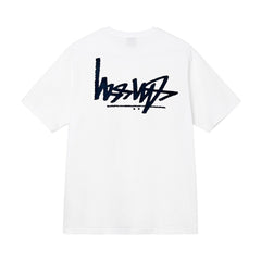 Stusy 2025 New 8 Men's and Women's Short sleeved T-shirt Summer Black and White Men's T-shirt Loose 270g (16)