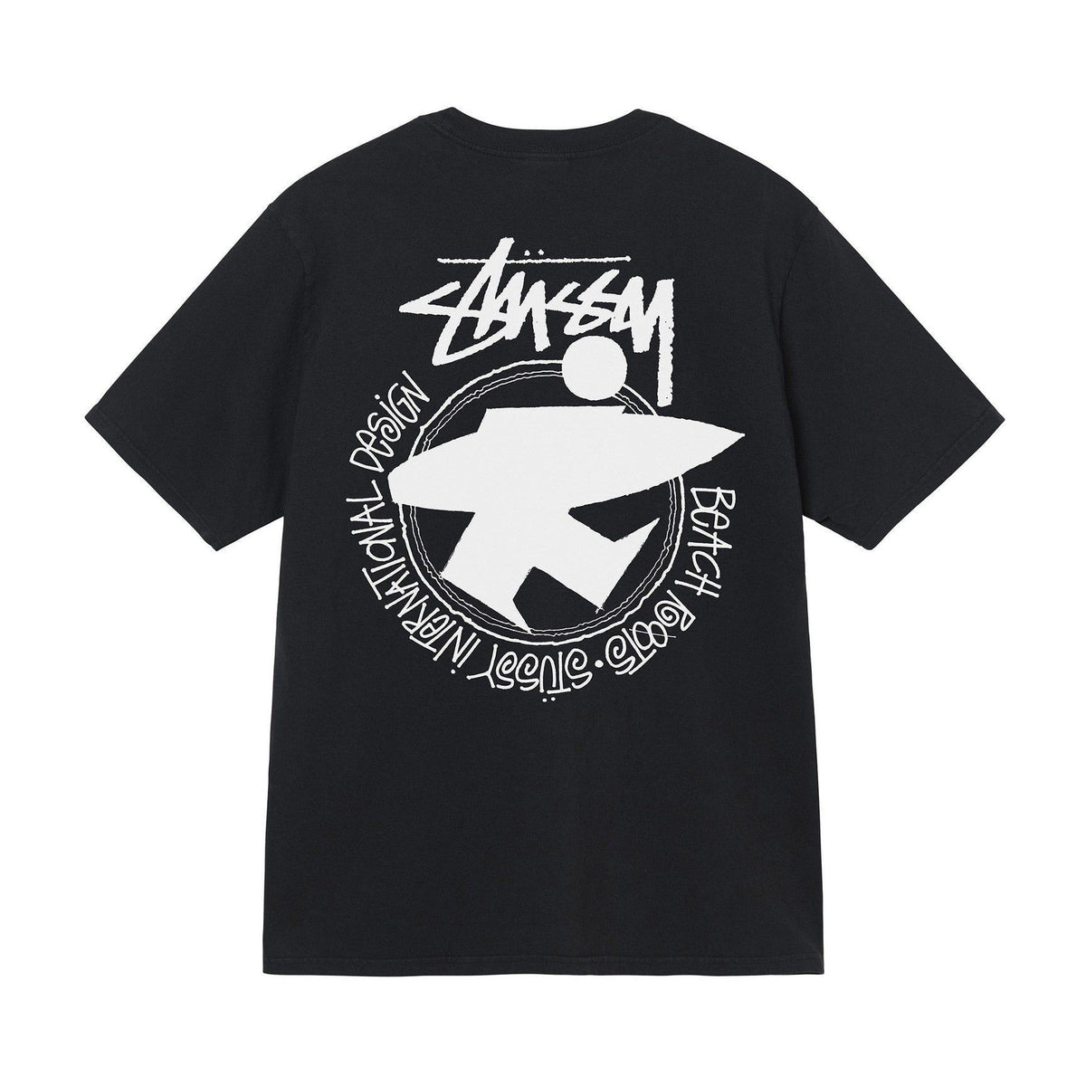 Stusy 2025 New 8 Men's and Women's Short sleeved T-shirt Summer Black and White Men's T-shirt Loose 270g (6)