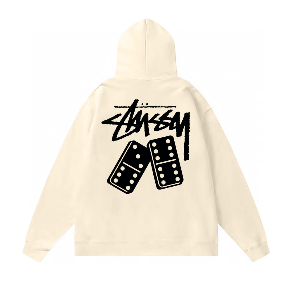 Original autumn and winter new trendy brand Sutu West classic letter print parade hooded sweatshirt jacket (22)