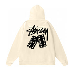 Original autumn and winter new trendy brand Sutu West classic letter print parade hooded sweatshirt jacket (22)
