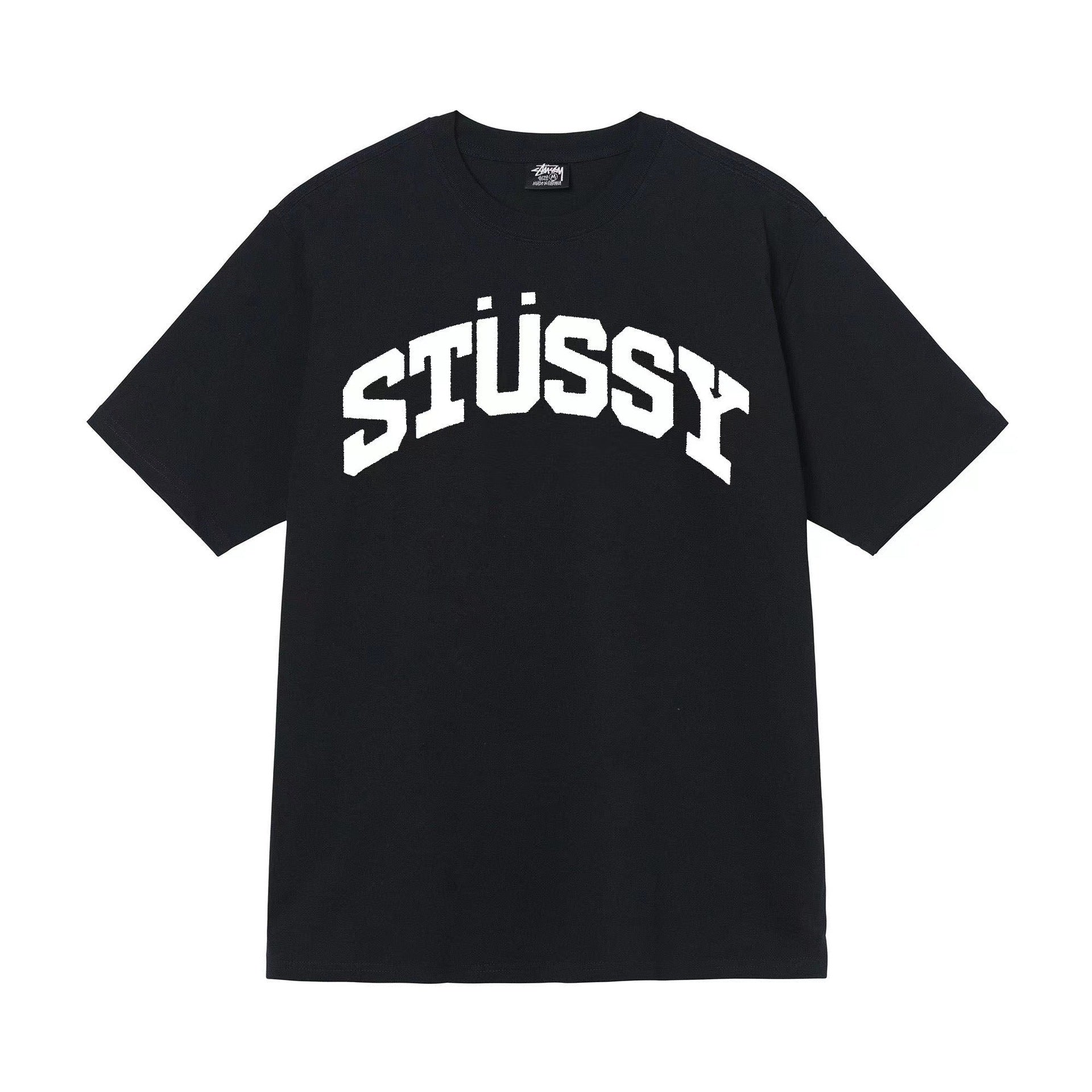 Stusy 2025 New 8 Men's and Women's Short sleeved T-shirt Summer Black and White Men's T-shirt Loose 270g (35)