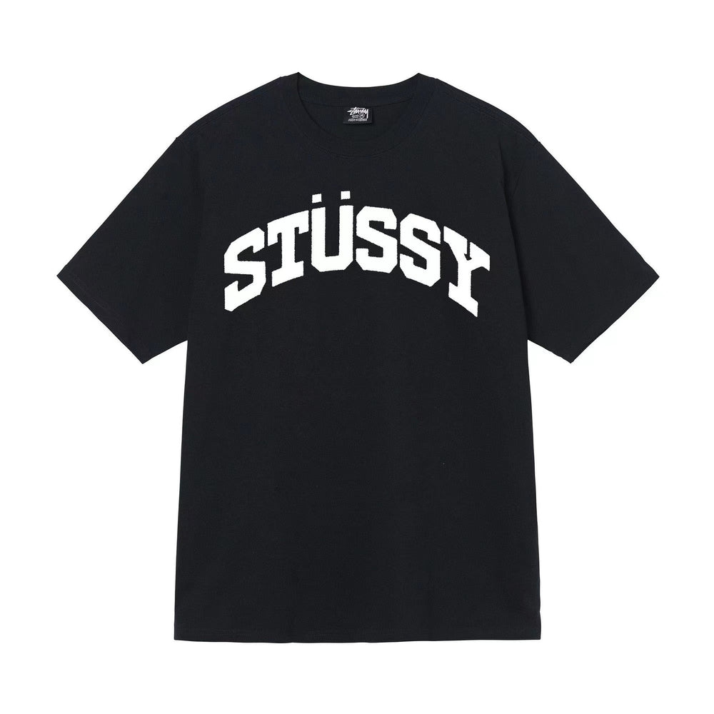 Stusy 2025 New 8 Men's and Women's Short sleeved T-shirt Summer Black and White Men's T-shirt Loose 270g (35)