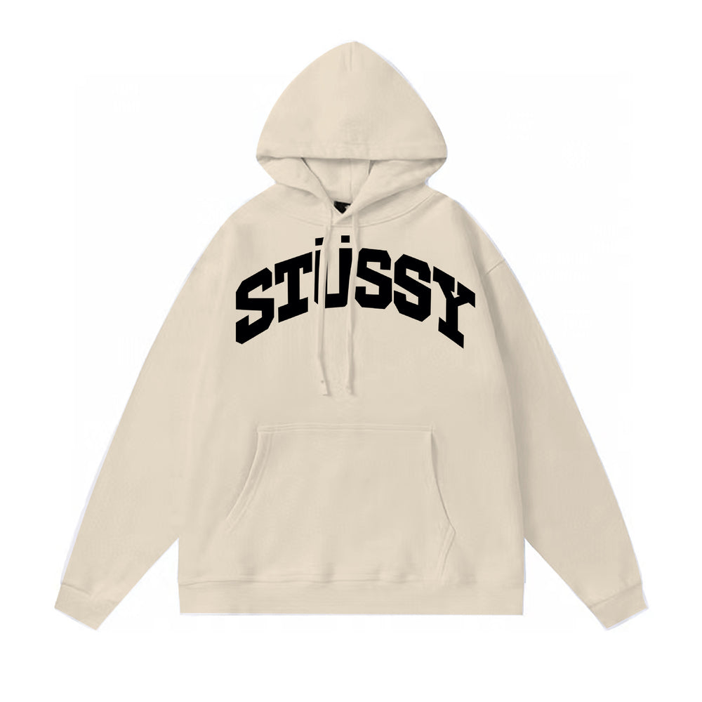 Original autumn and winter new trendy brand Sutu West classic letter print parade hooded sweatshirt jacket (26)
