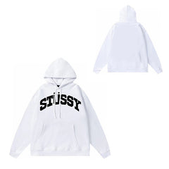 Original label: One piece trendy brand SU Western hoodie hooded autumn and winter new letter dice black eight hat couple outfit (15)
