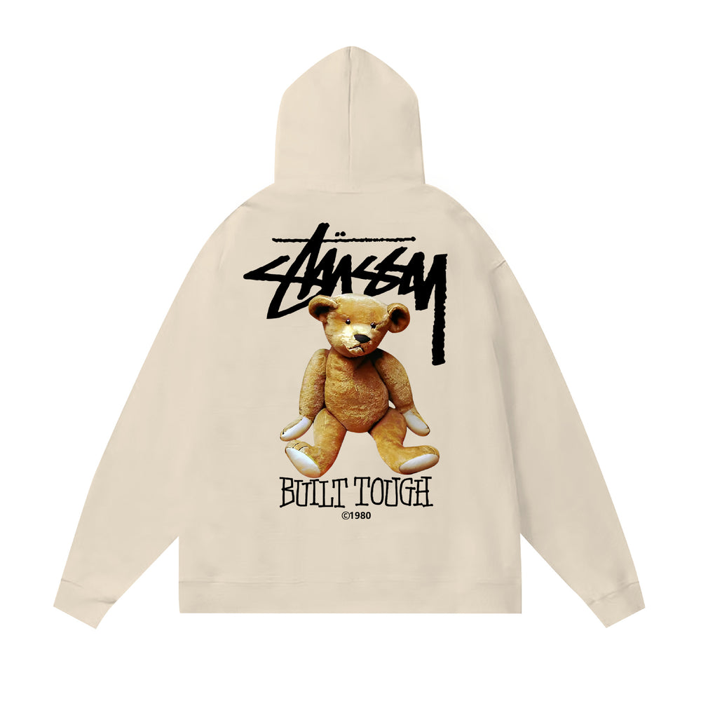 Autumn and winter new trendy brand Sutu West classic letter print parade hooded sweatshirt jacket cross-border (5)