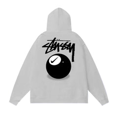 Original autumn and winter new trendy brand Sutu West classic letter print parade hooded sweatshirt jacket (6)