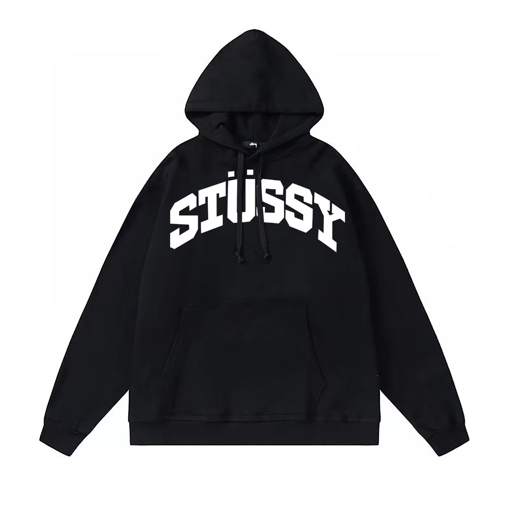 Original autumn and winter new trendy brand Sutu West classic letter print parade hooded sweatshirt jacket (25)