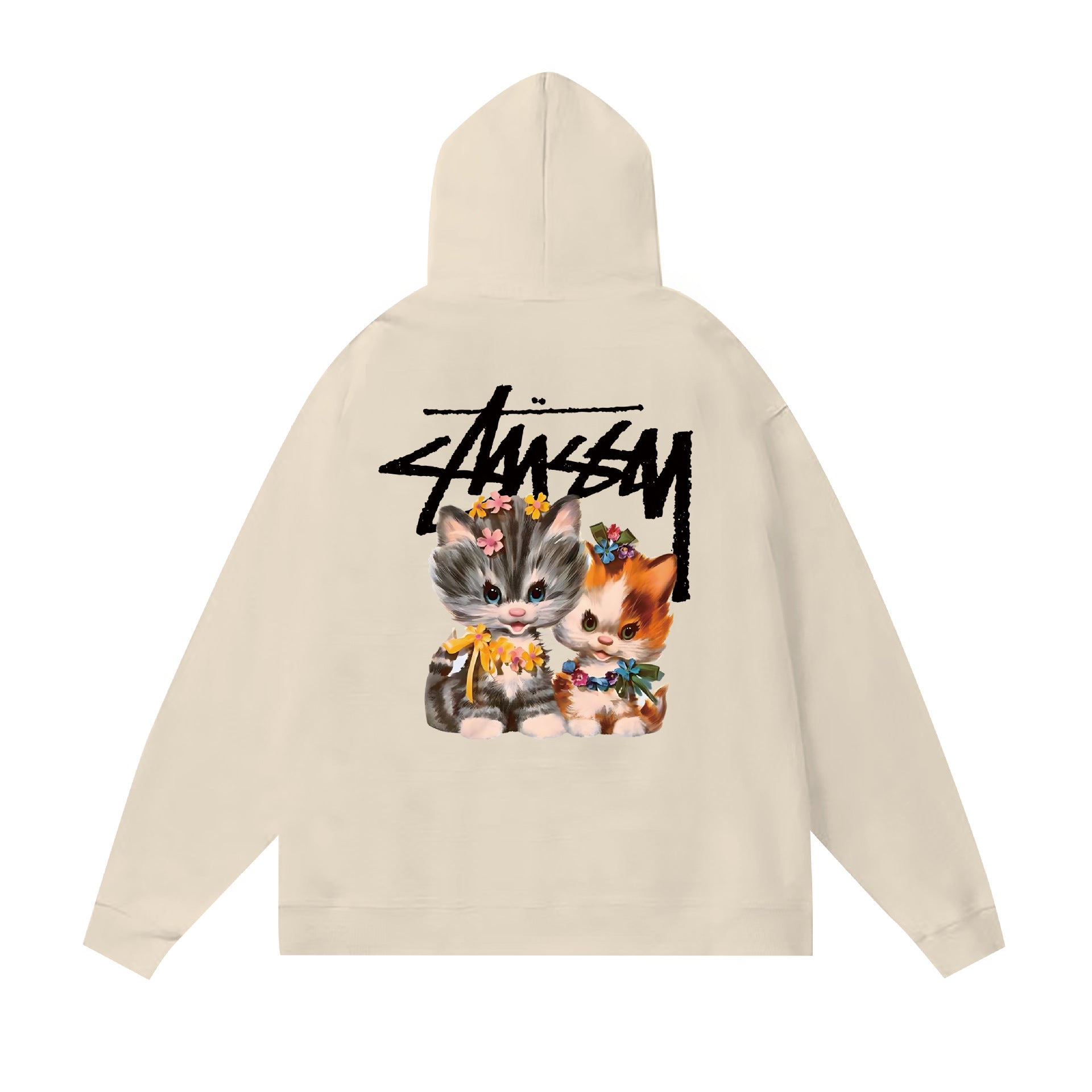 Autumn and winter new trendy brand Sutu West classic letter print parade hooded sweatshirt jacket cross-border (2)