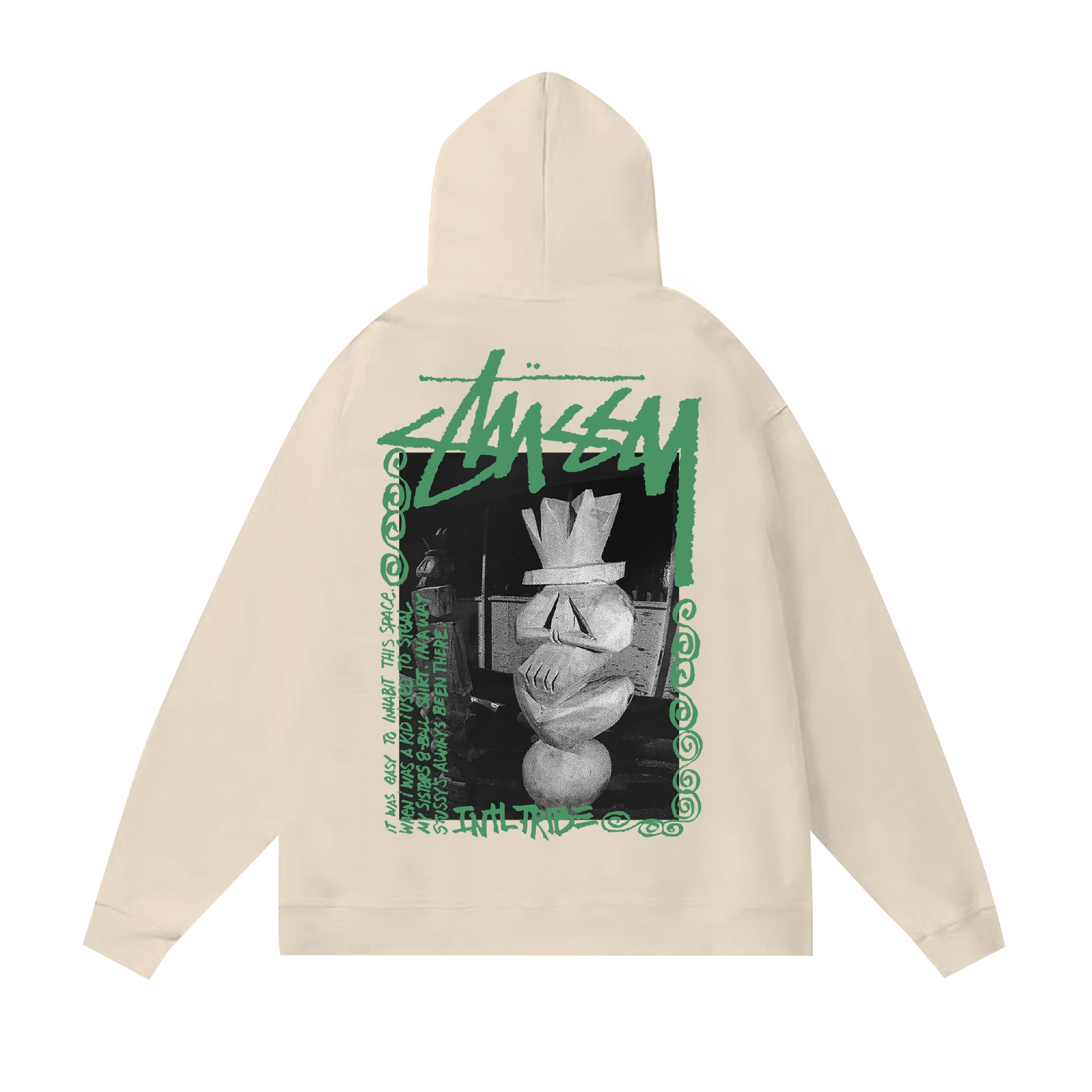 Autumn and winter new trendy brand Sutu West classic letter print parade hooded sweatshirt jacket cross-border (3)