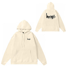 Original label: One piece trendy brand SU Western hoodie hooded autumn and winter new letter dice black eight hat couple outfit (18)