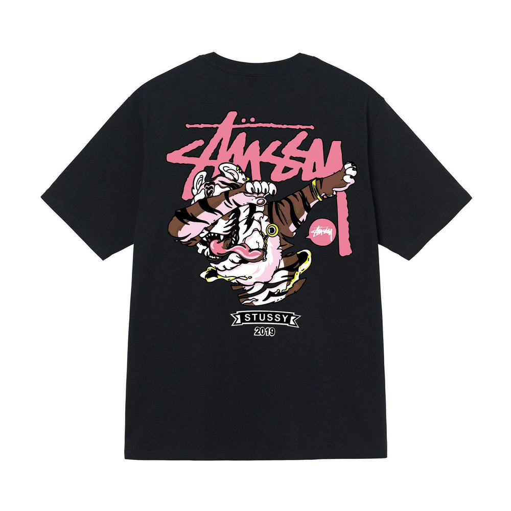 Stusy 2025 New 8 Men's and Women's Short sleeved T-shirt Summer Black and White Men's T-shirt Loose 270g (32)