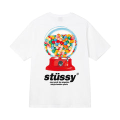 Stusy 2025 New 8 Men's and Women's Short sleeved T-shirt Summer Black and White Men's T-shirt Loose 270g (32)