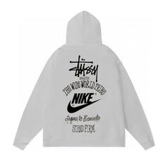 Original autumn and winter new trendy brand Sutu West classic letter print parade hooded sweatshirt jacket (8)