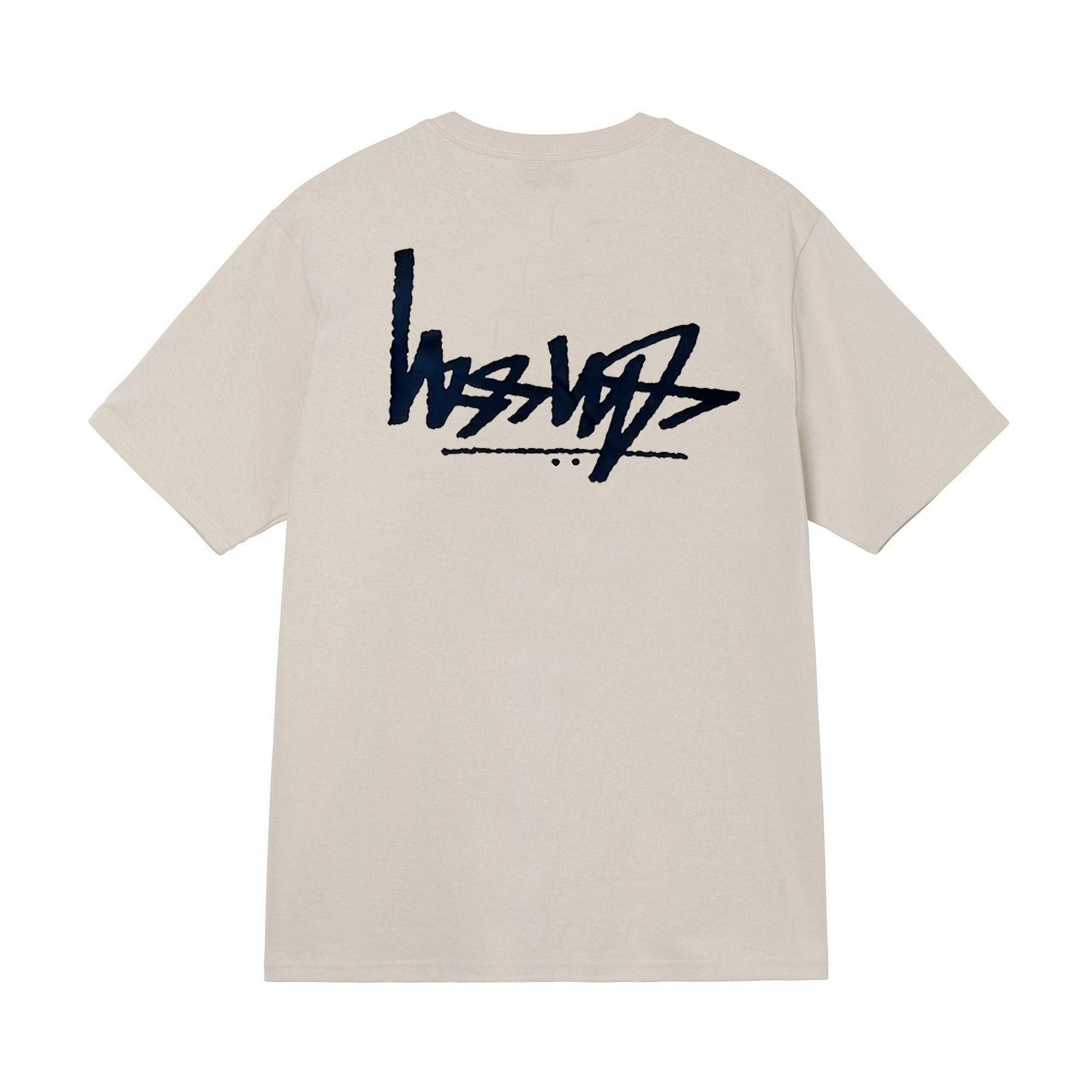 Stusy 2025 New 8 Men's and Women's Short sleeved T-shirt Summer Black and White Men's T-shirt Loose 270g (17)