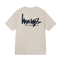 Stusy 2025 New 8 Men's and Women's Short sleeved T-shirt Summer Black and White Men's T-shirt Loose 270g (17)