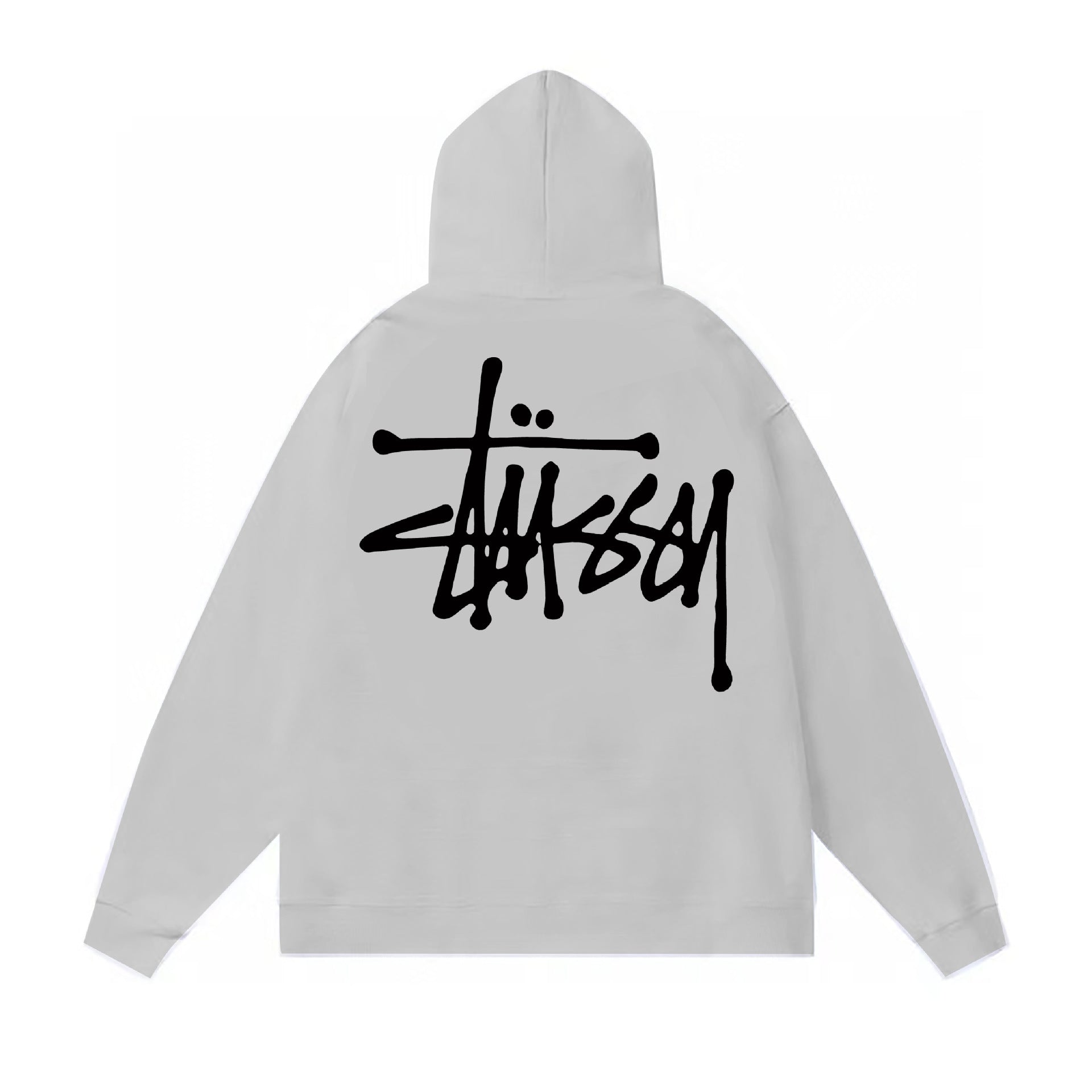 Original autumn and winter new trendy brand Sutu West classic letter print parade hooded sweatshirt jacket (2)