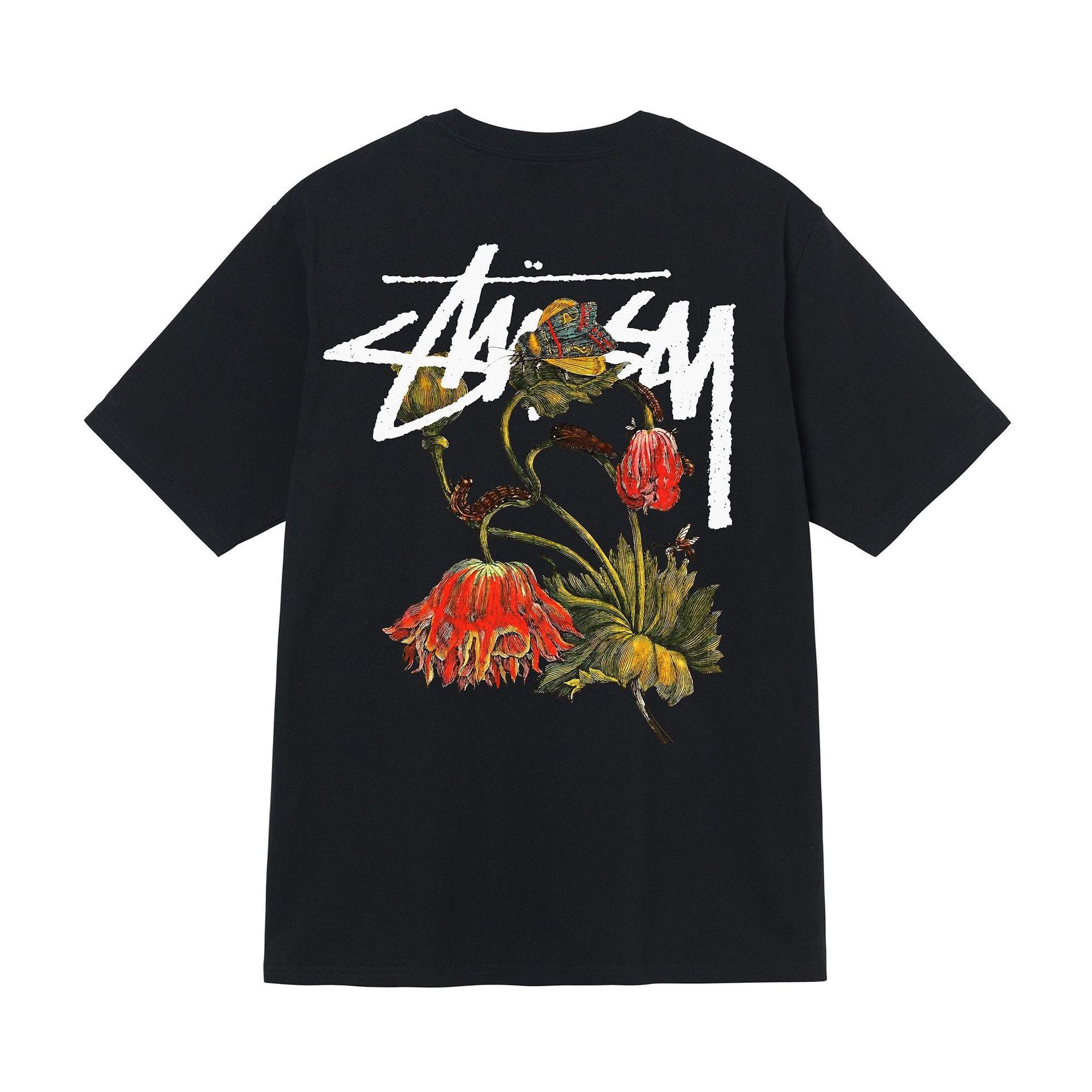 Stusy 2025 New 8 Men's and Women's Short sleeved T-shirt Summer Black and White Men's T-shirt Loose 270g (20)