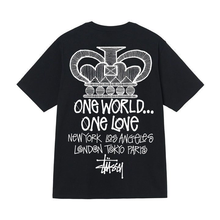 Stusy 2025 New 8 Men's and Women's Short sleeved T-shirt Summer Black and White Men's T-shirt Loose 270g (2)