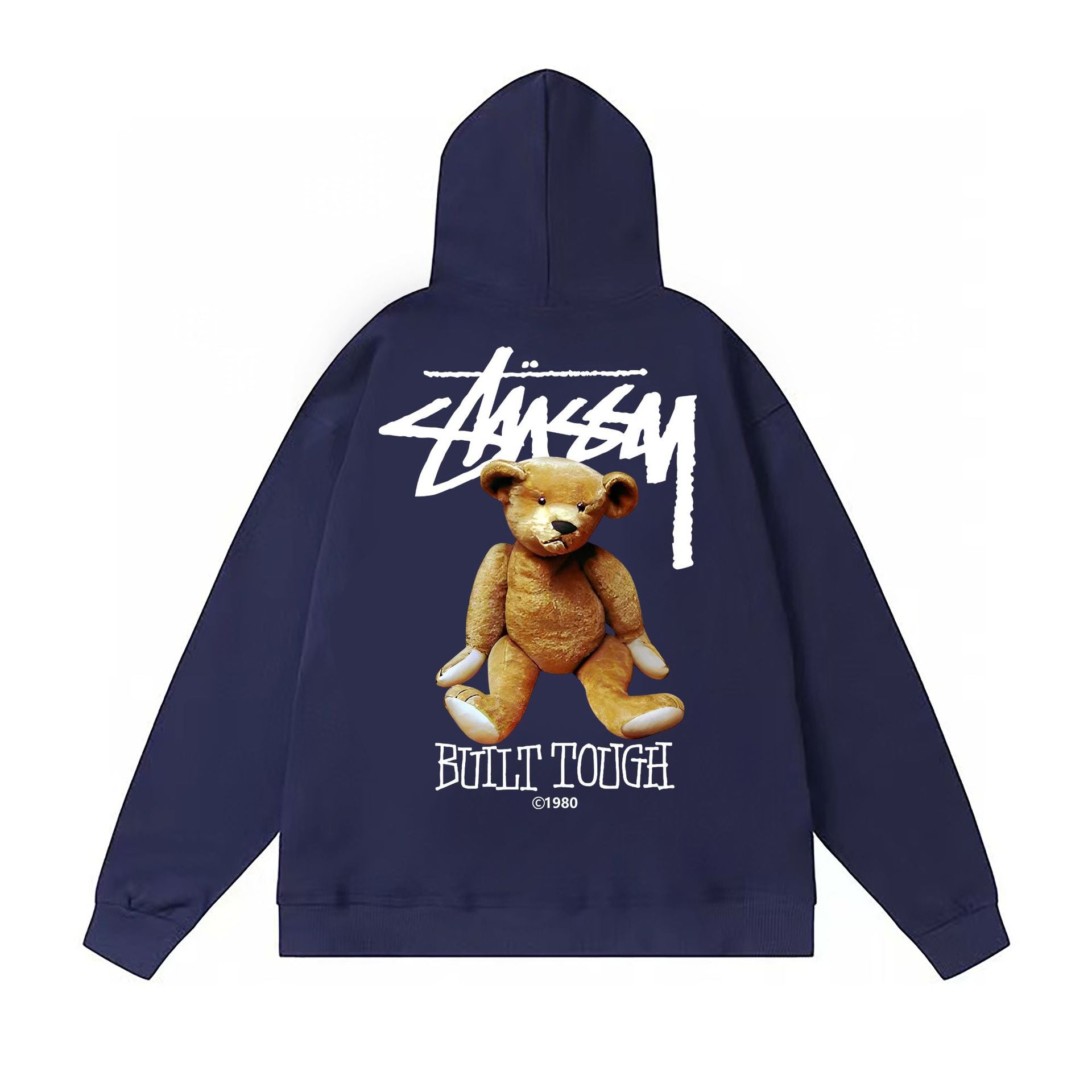 Autumn and winter new trendy brand Sutu West classic letter print parade hooded sweatshirt jacket cross-border (5)