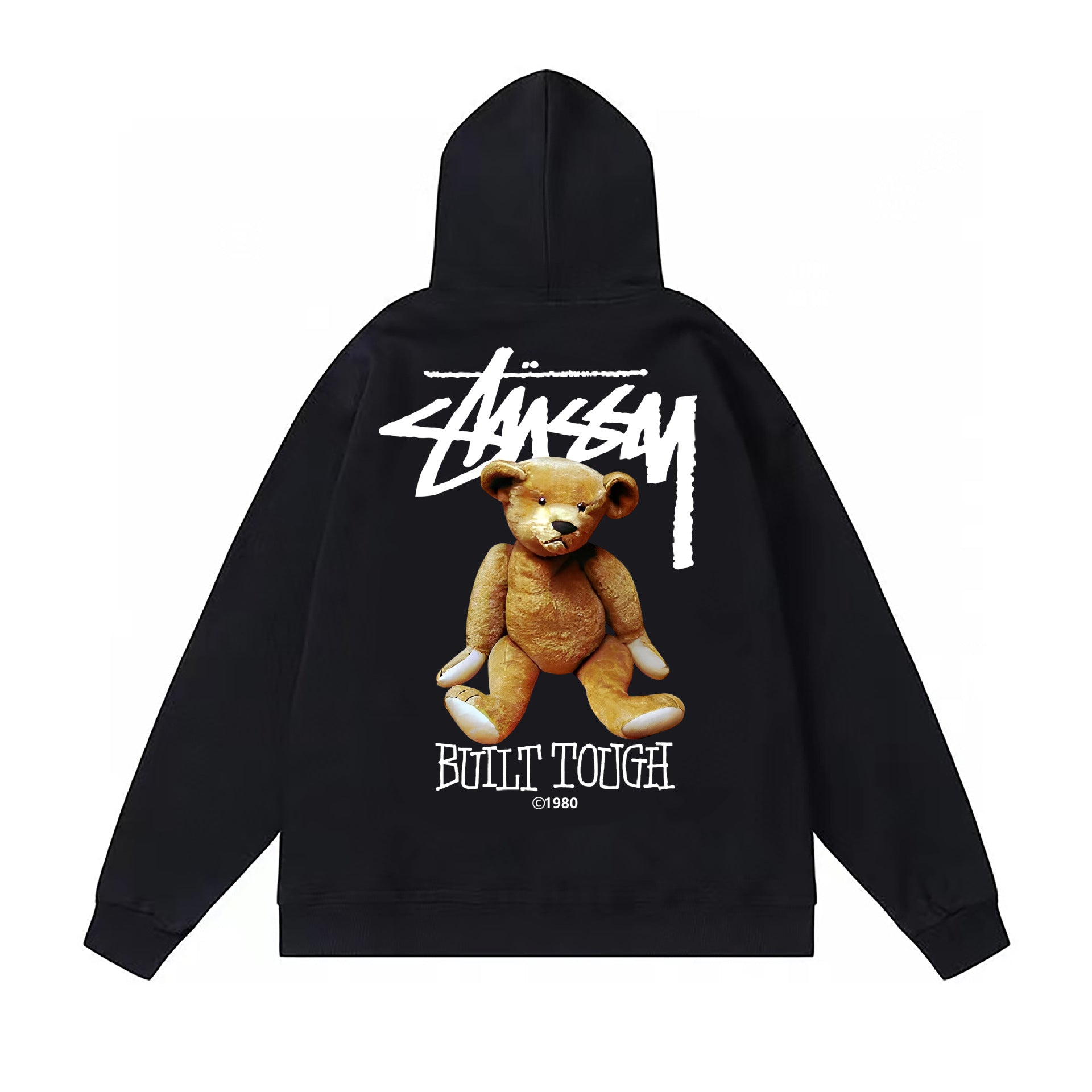 Autumn and winter new trendy brand Sutu West classic letter print parade hooded sweatshirt jacket cross-border (5)