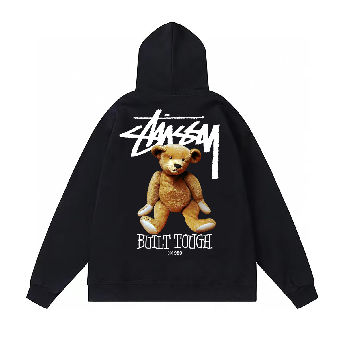 Autumn and winter new trendy brand Sutu West classic letter print parade hooded sweatshirt jacket cross-border (5)