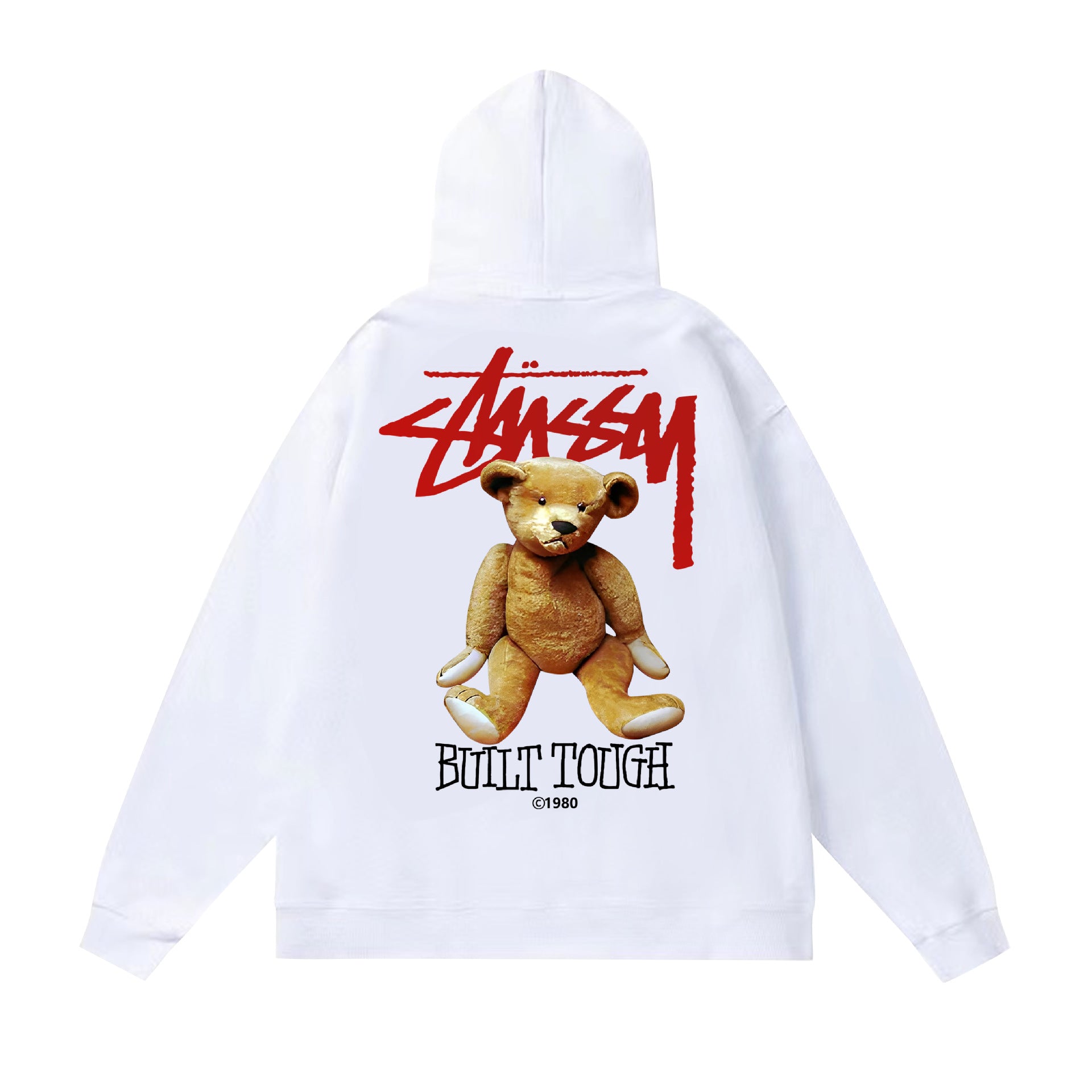 Autumn and winter new trendy brand Sutu West classic letter print parade hooded sweatshirt jacket cross-border (5)