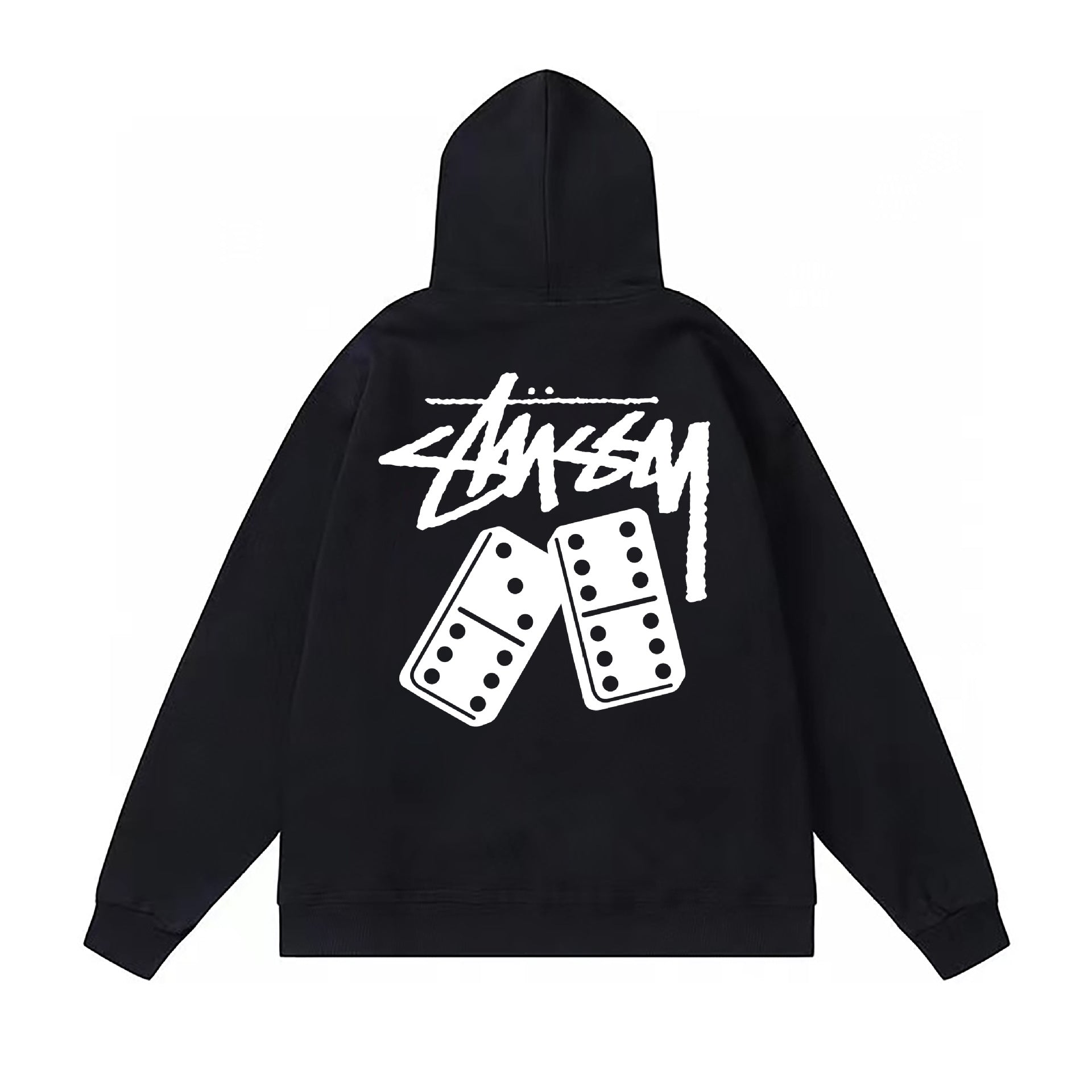 Original autumn and winter new trendy brand Sutu West classic letter print parade hooded sweatshirt jacket (20)