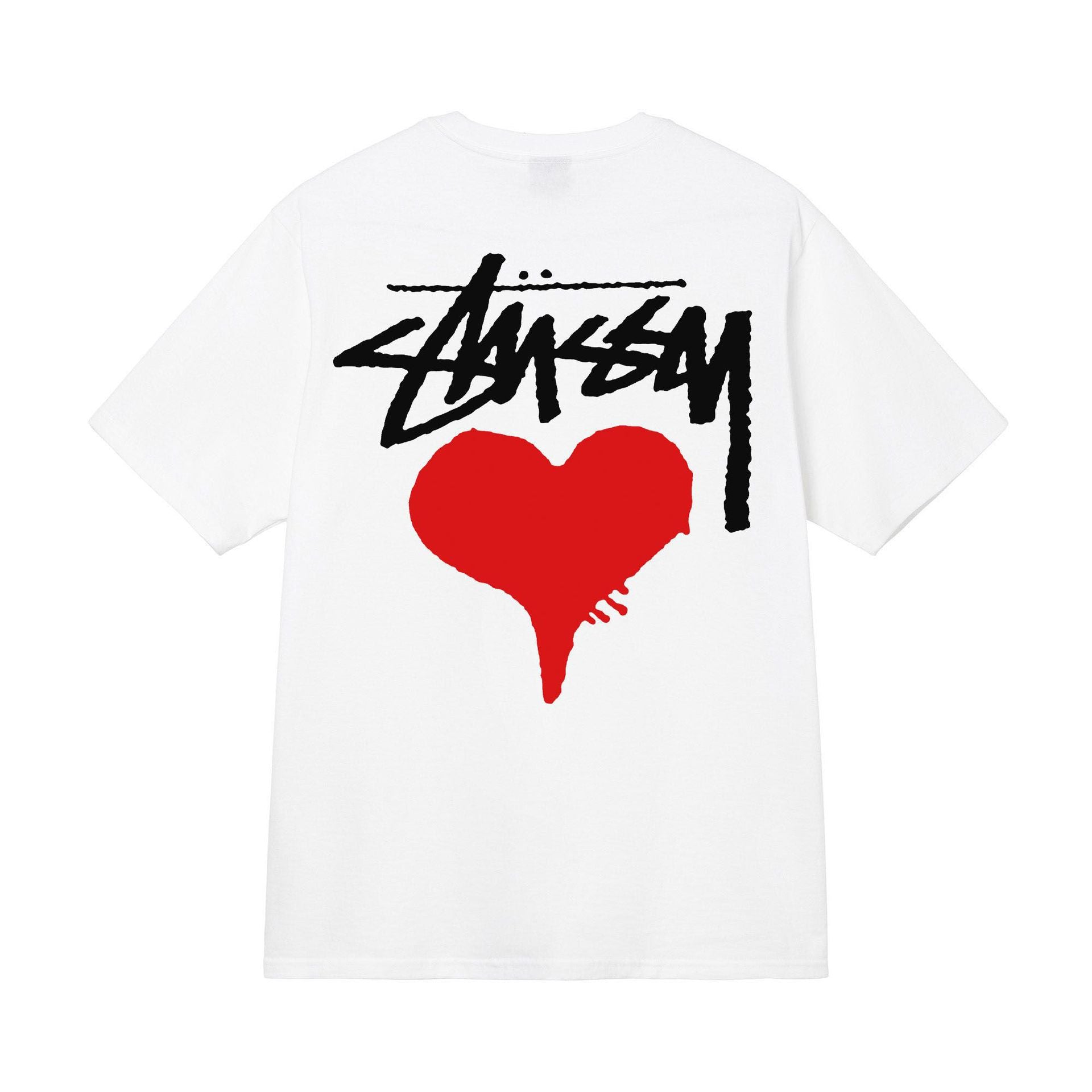 Stusy 2025 New 8 Men's and Women's Short sleeved T-shirt Summer Black and White Men's T-shirt Loose 270g (24)