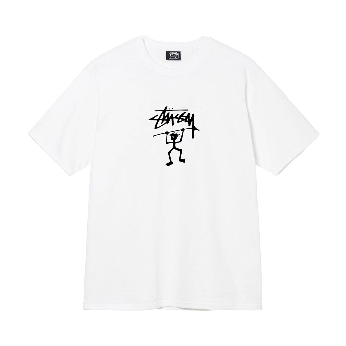 Stusy 2025 New 8 Men's and Women's Short sleeved T-shirt Summer Black and White Men's T-shirt Loose 270g (38)
