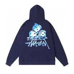 Autumn and winter new trendy brand Sutu West classic letter print parade hooded sweatshirt jacket cross-border (4)