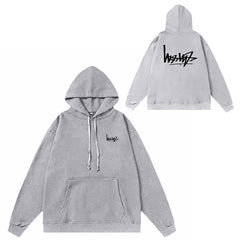 Original label: One piece trendy brand SU Western hoodie hooded autumn and winter new letter dice black eight hat couple outfit (18)